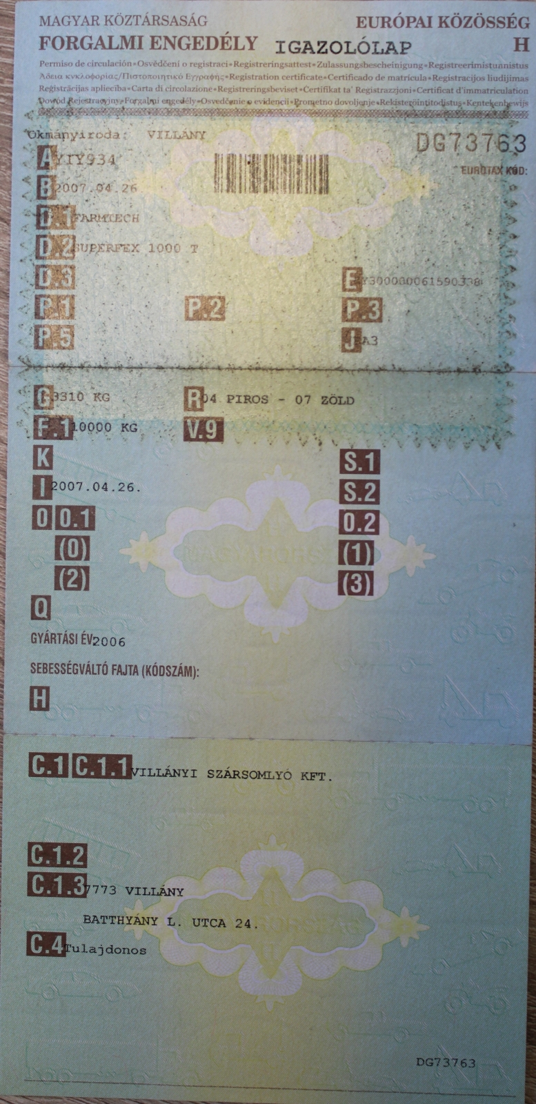 Trágyaszóró - Farmtech 12