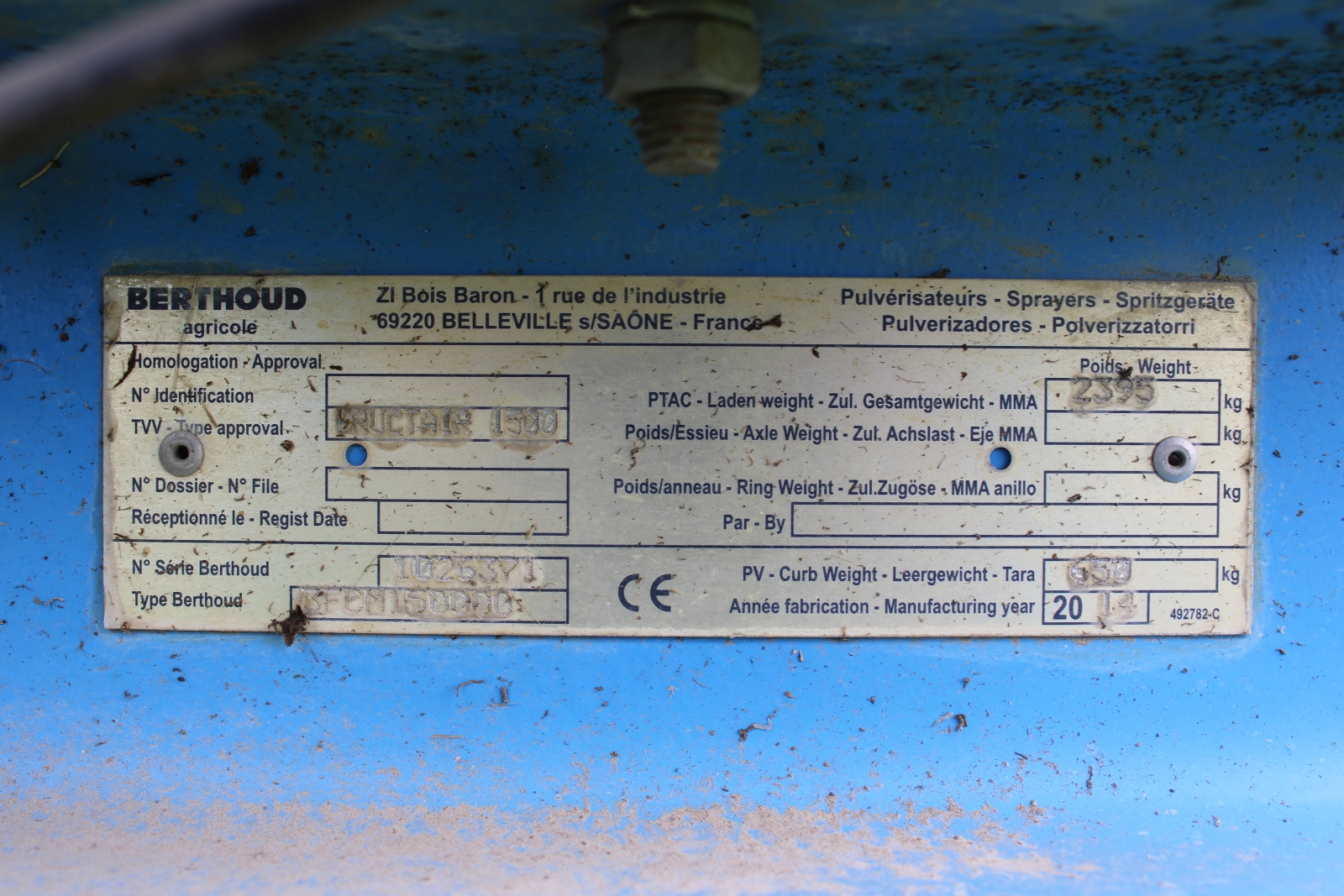 Permetező - Berthoud 11