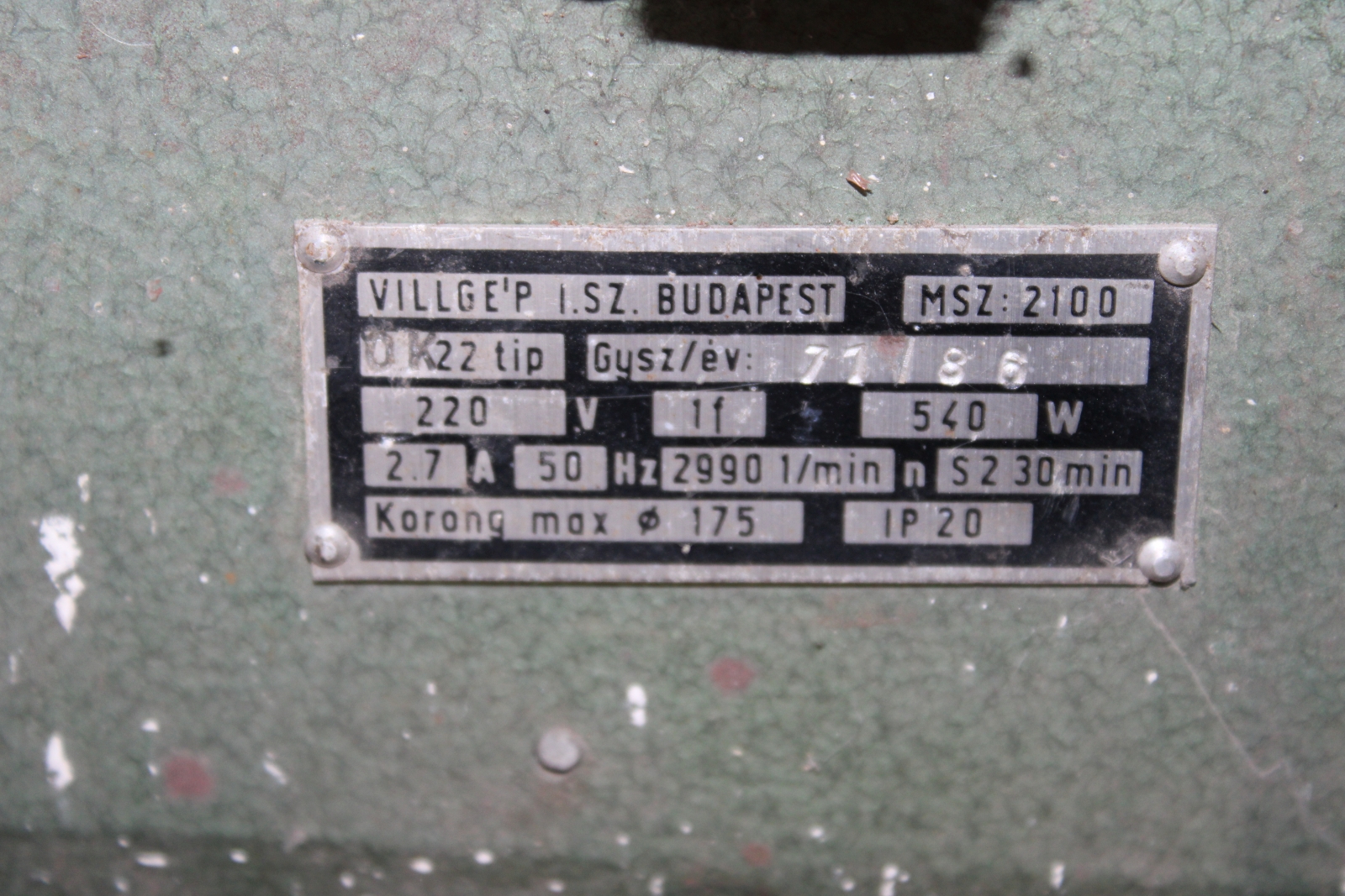 Állványos köszörű 3