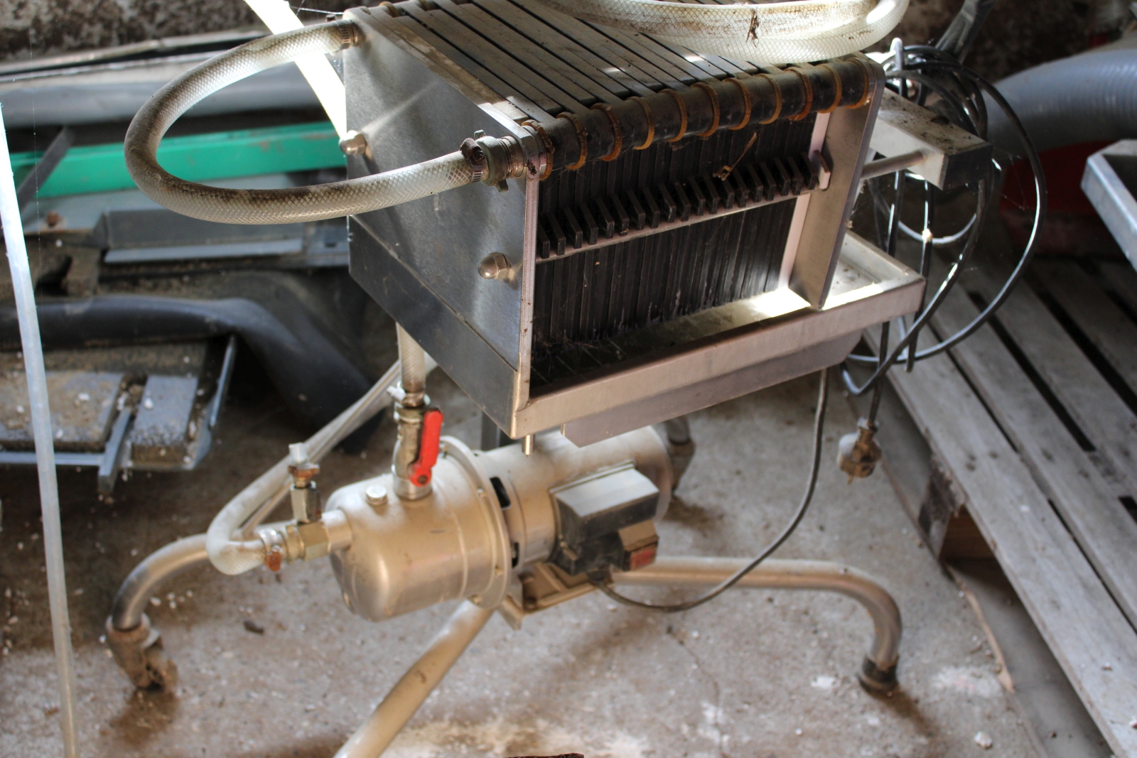 Töltő, lapszűrő+szivattyú 6