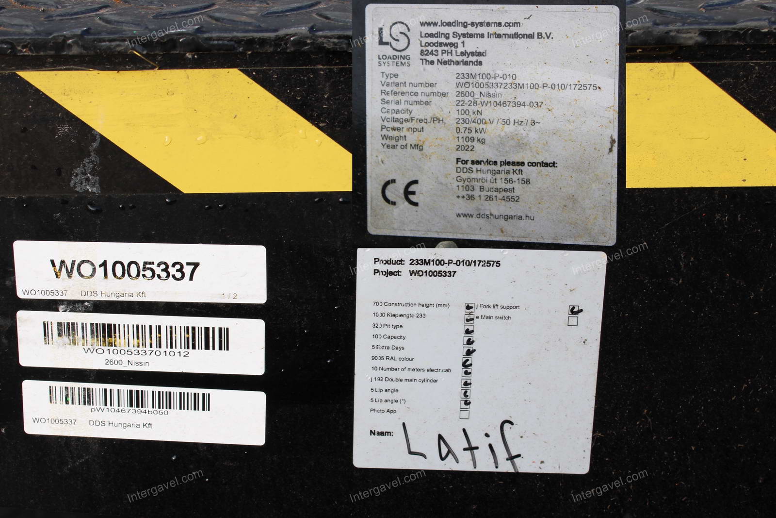 Rakodórámpa - bontott 2