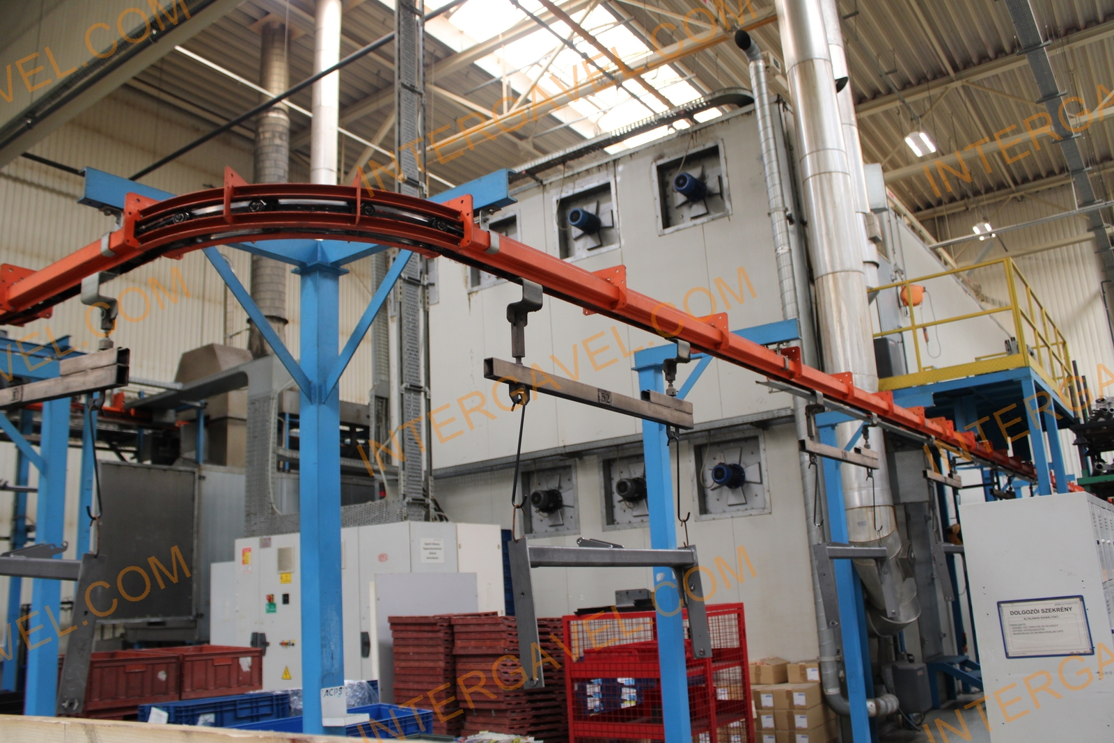 Porfestő és felületkezelő gépsor 4