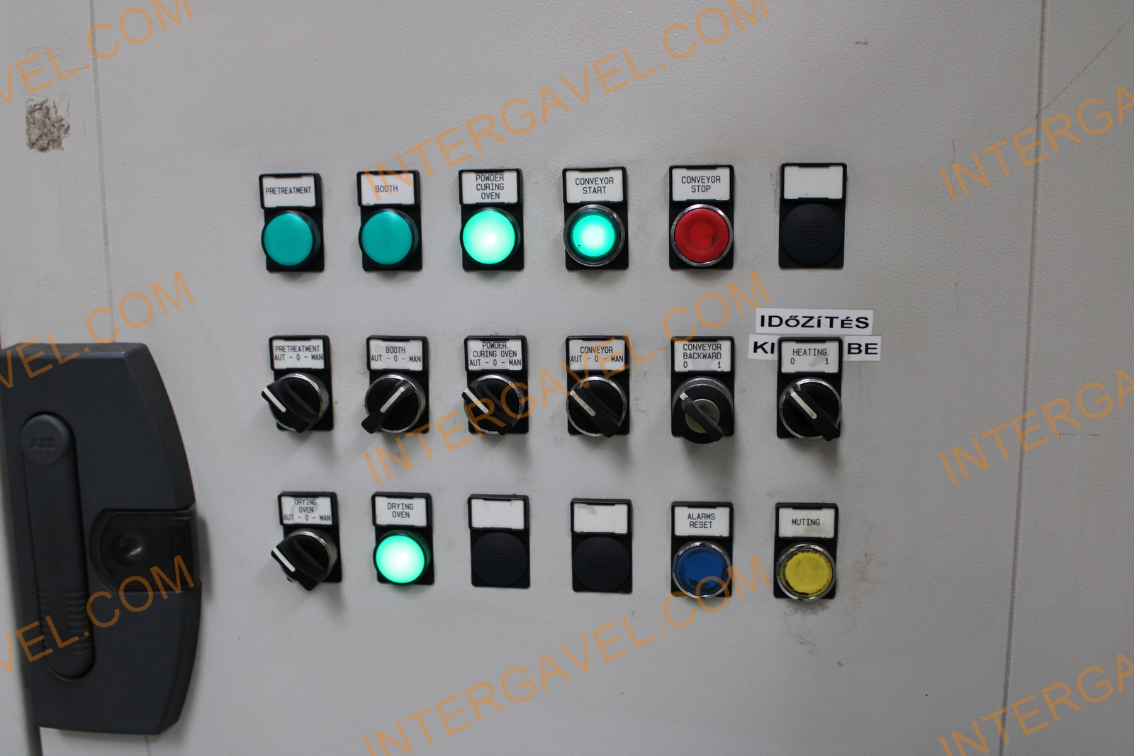 Porfestő és felületkezelő gépsor 10