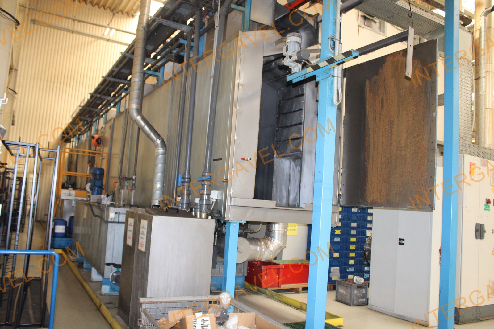 Porfestő és felületkezelő gépsor 15