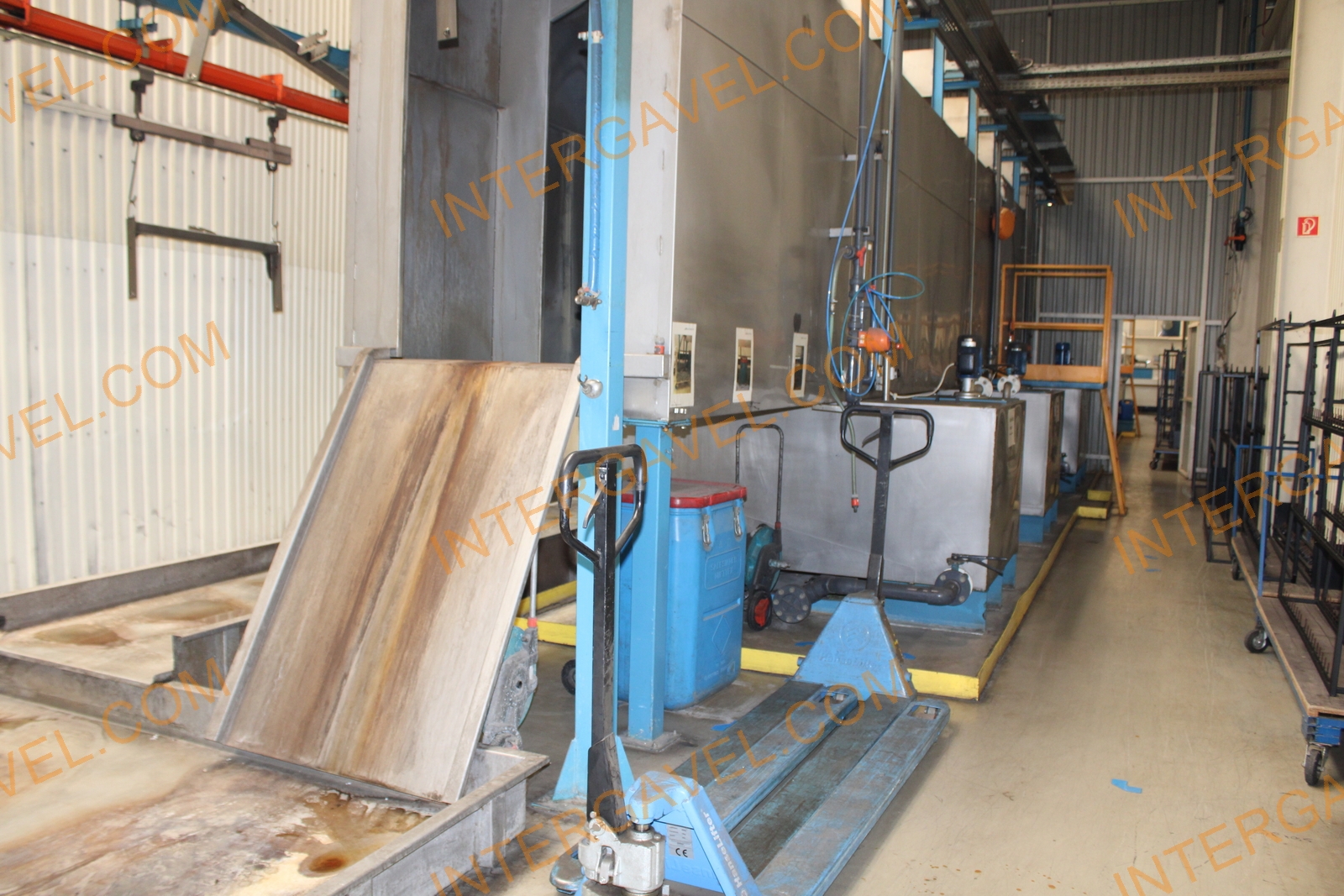 Porfestő és felületkezelő gépsor 40