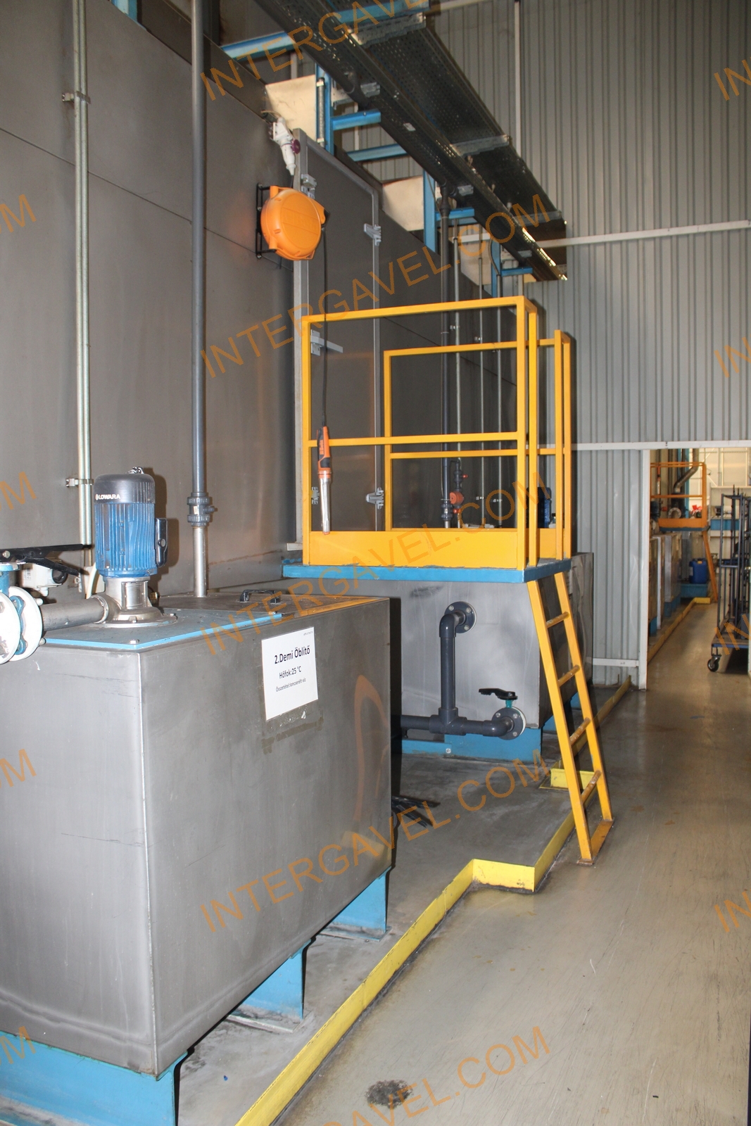 Porfestő és felületkezelő gépsor 44