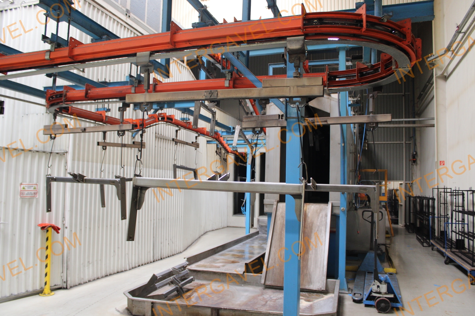 Porfestő és felületkezelő gépsor 45