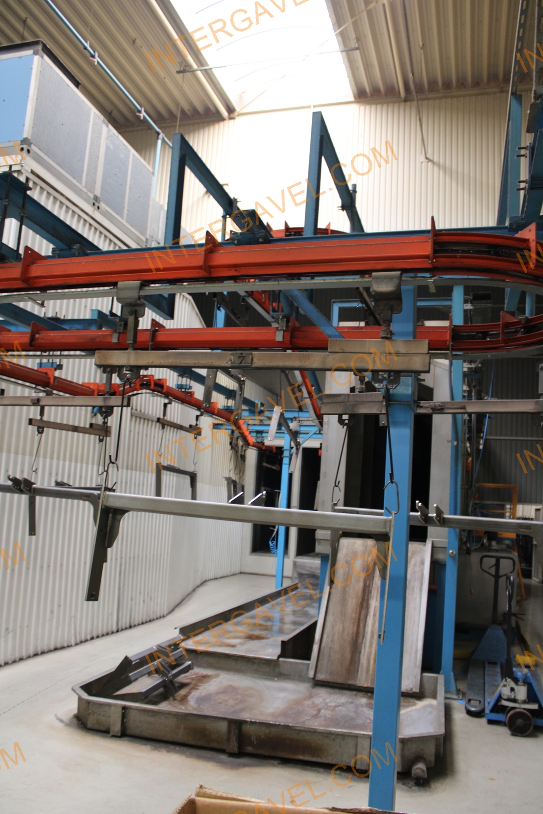 Porfestő és felületkezelő gépsor 48