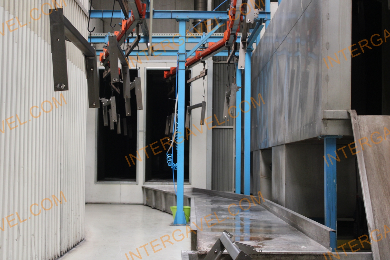 Porfestő és felületkezelő gépsor 50