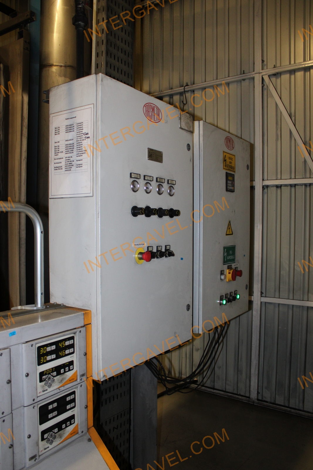 Porfestő és felületkezelő gépsor 74