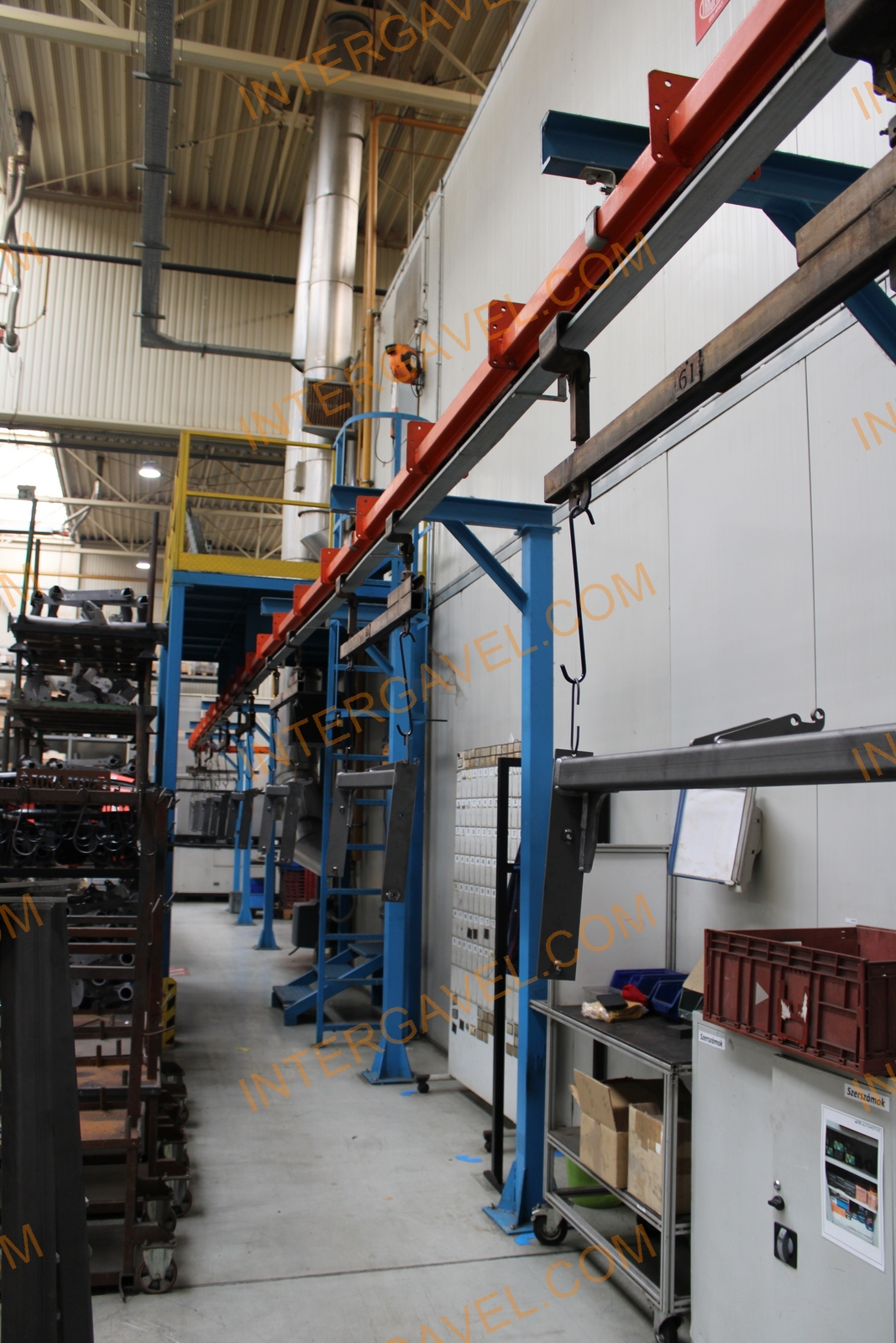 Porfestő és felületkezelő gépsor 79