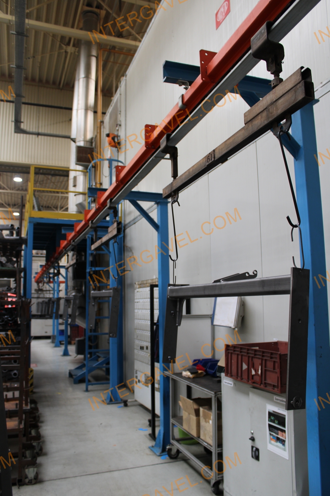 Porfestő és felületkezelő gépsor 80