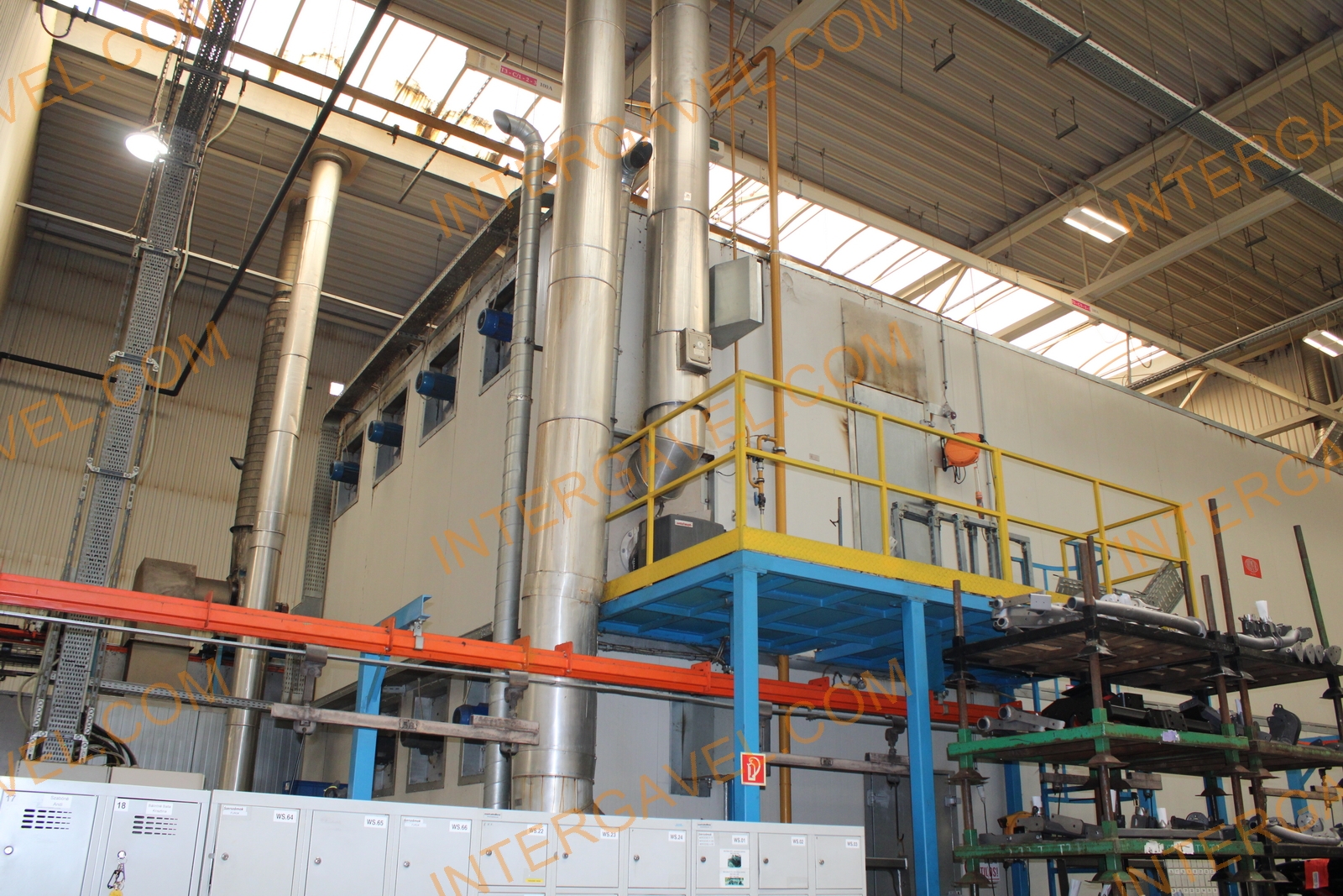 Porfestő és felületkezelő gépsor 83