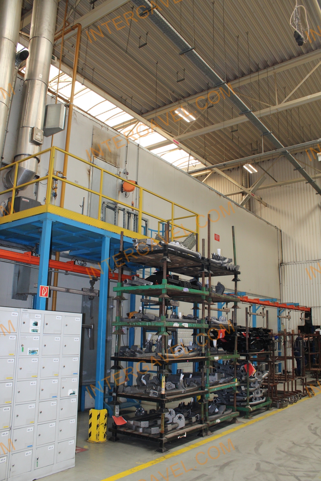 Porfestő és felületkezelő gépsor 84