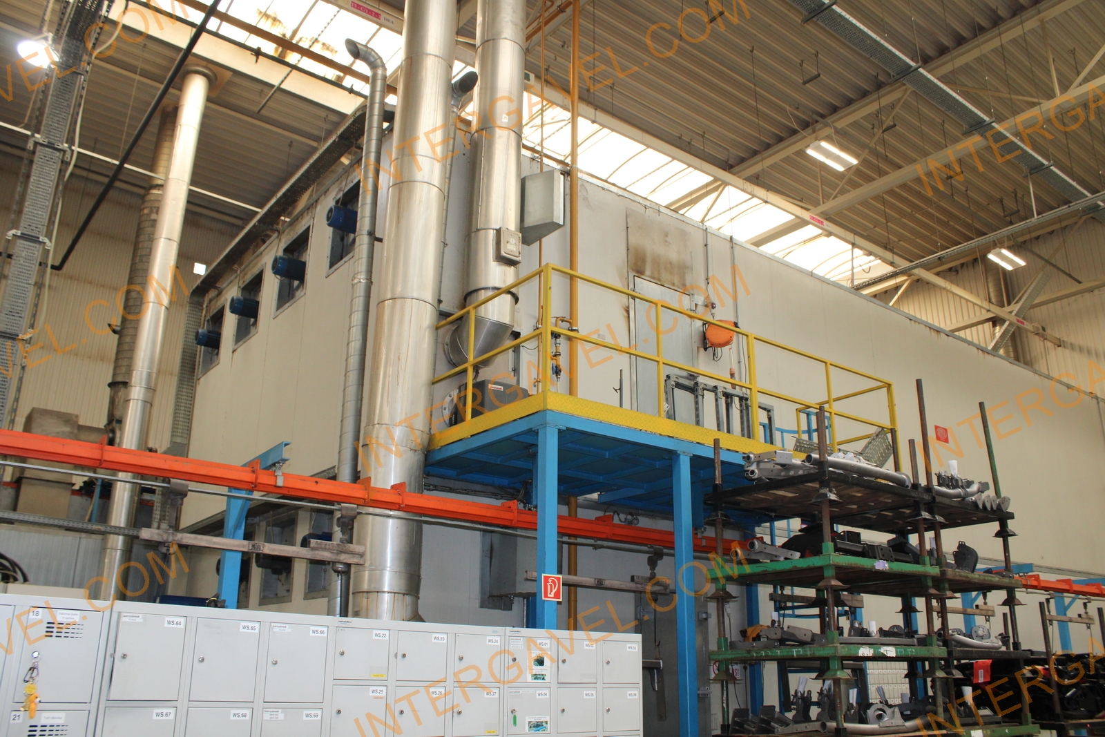 Porfestő és felületkezelő gépsor 85