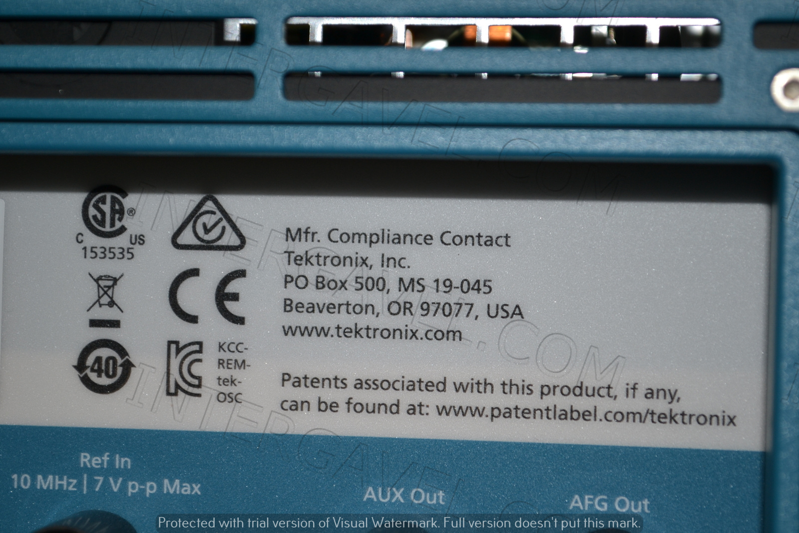 Tektronix oszcilloszkóp 6