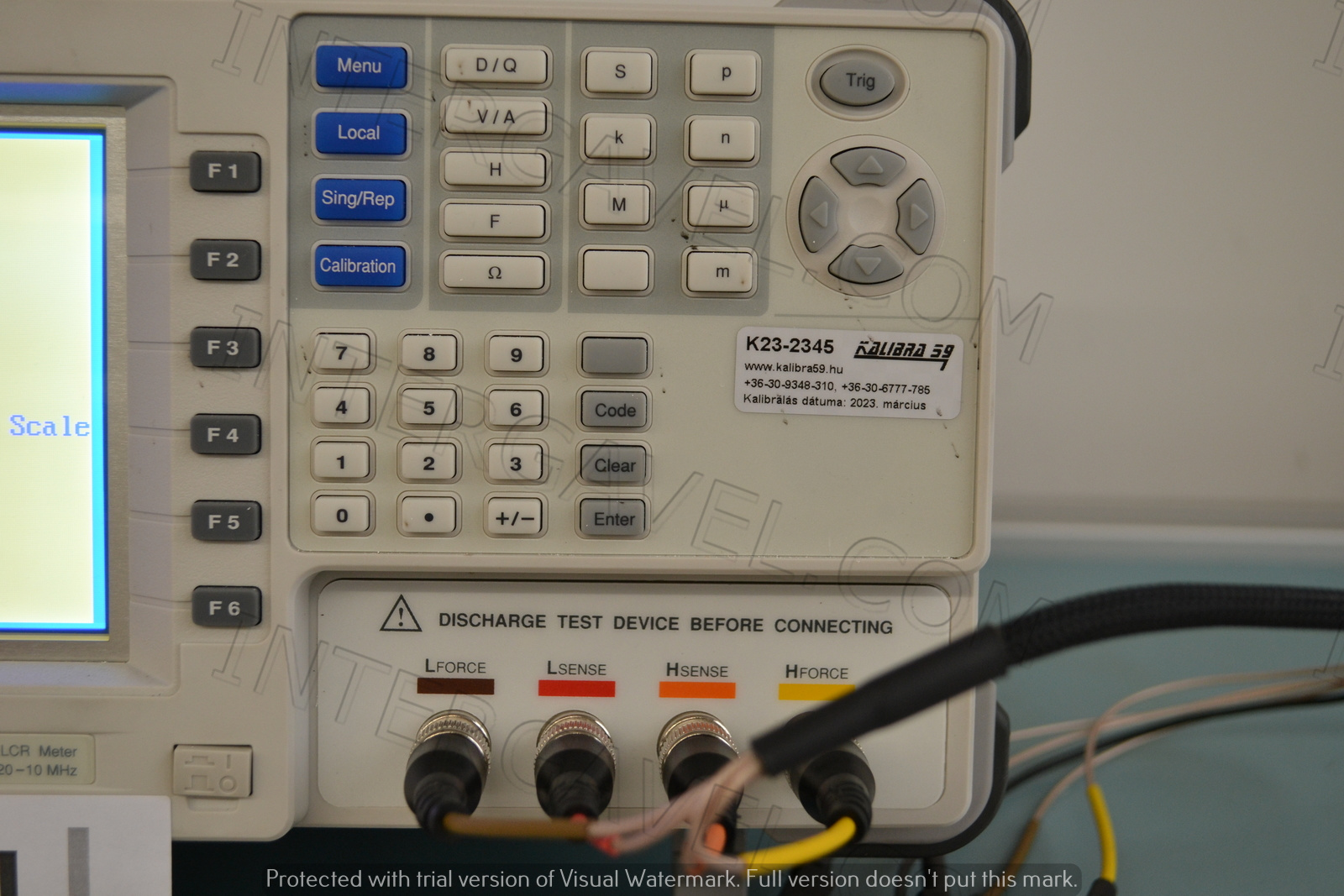 GW Instek LCR mérő 4