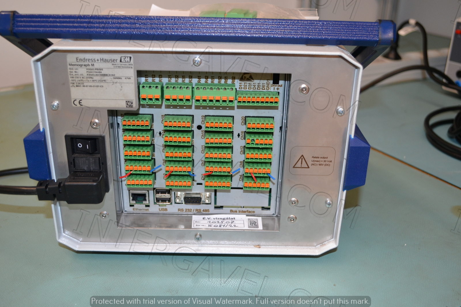 Endress+Hauser digitális adatgyűjtő 5
