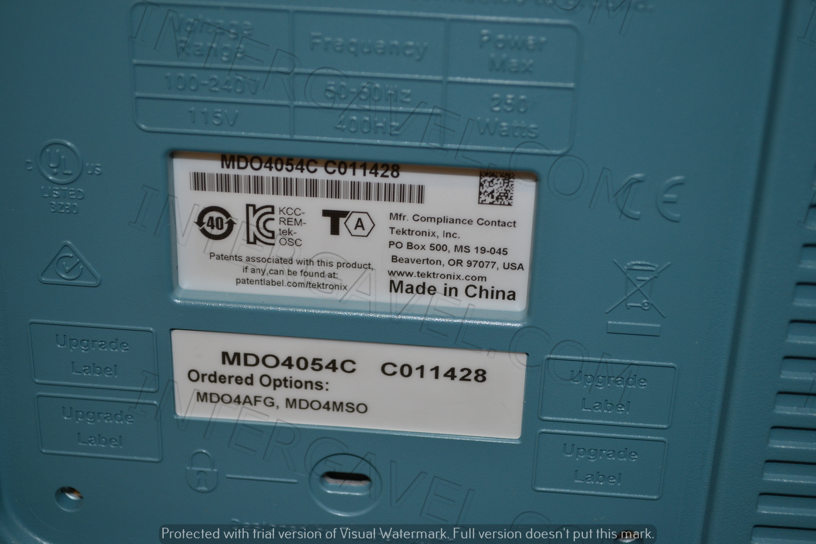 Tektronix mixed domain oszcilloszkóp 9