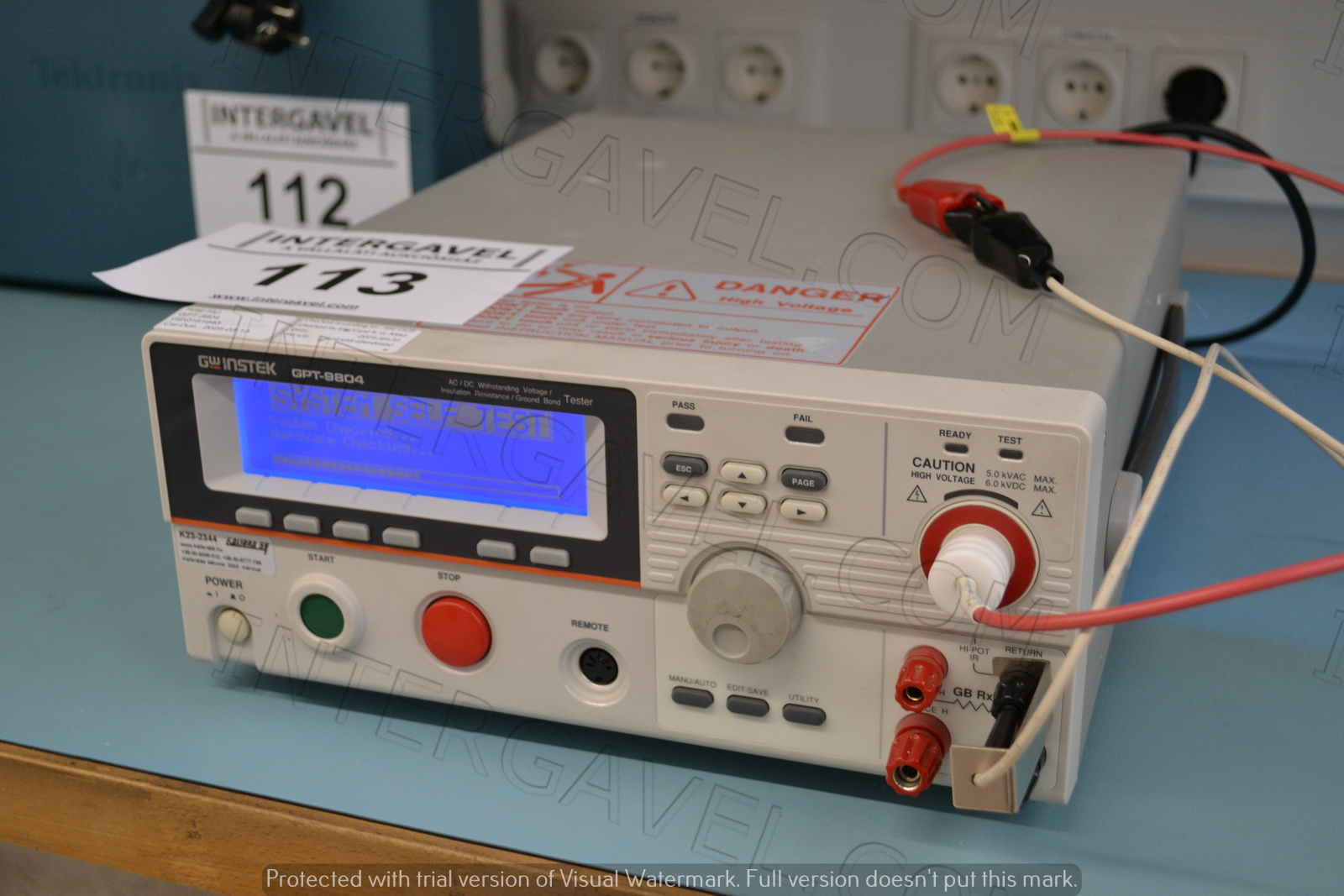 GW Instek átvezetés vizsgáló