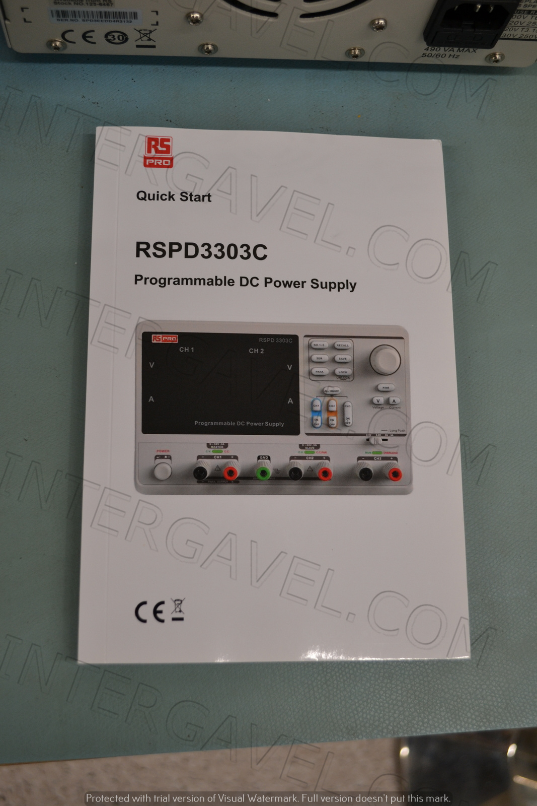 RS PRO programozható tápegység 4