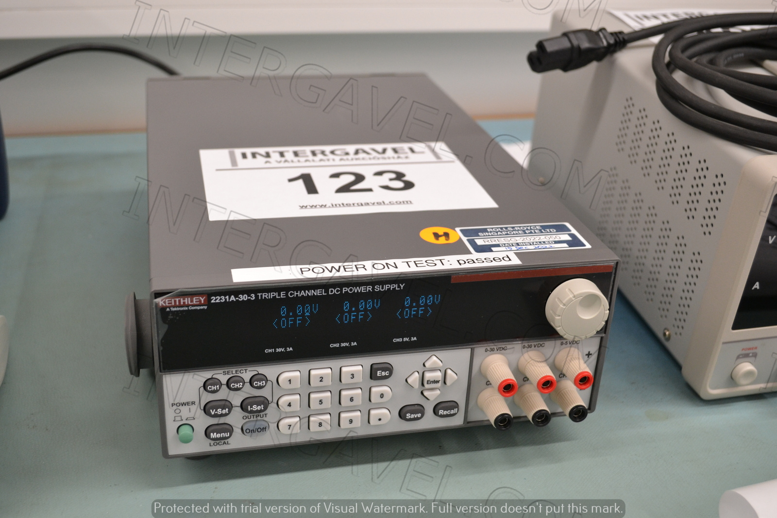 Keithley tápegység