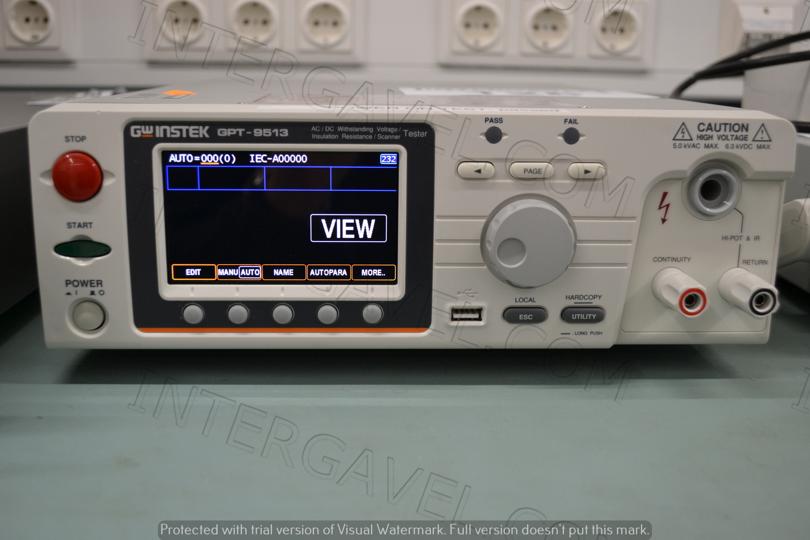 GW Instek átvezetés vizsgáló 2