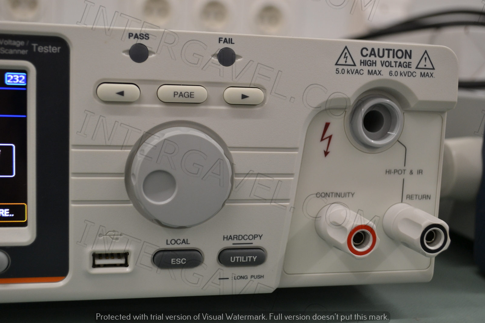 GW Instek átvezetés vizsgáló 4