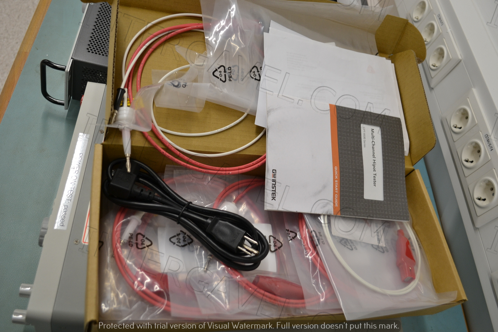 GW Instek átvezetés vizsgáló 6