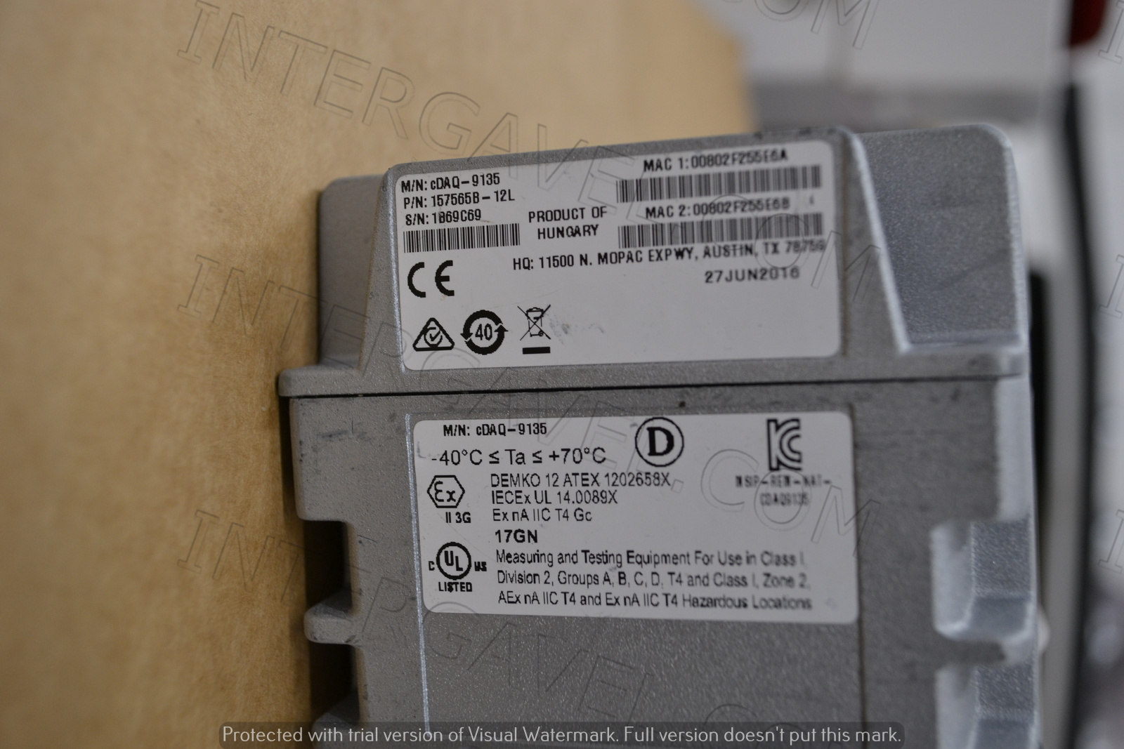 National Instruments adatgyűjtő 4