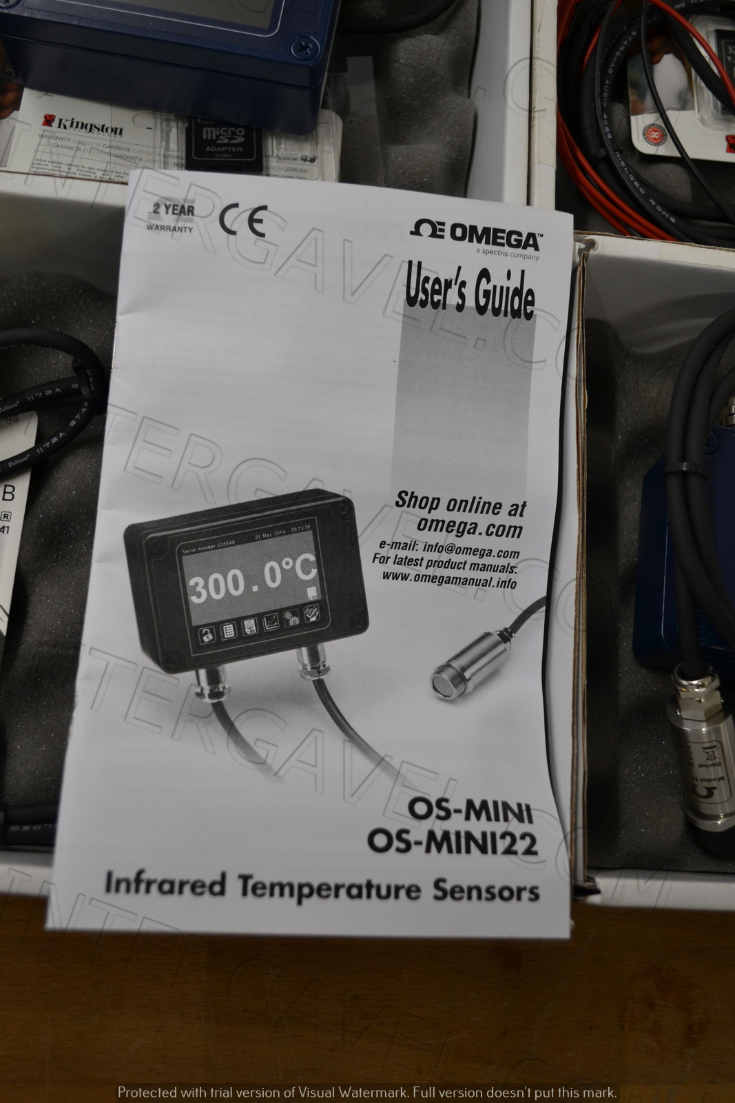 Omega optikai hőmérő szenzor 5