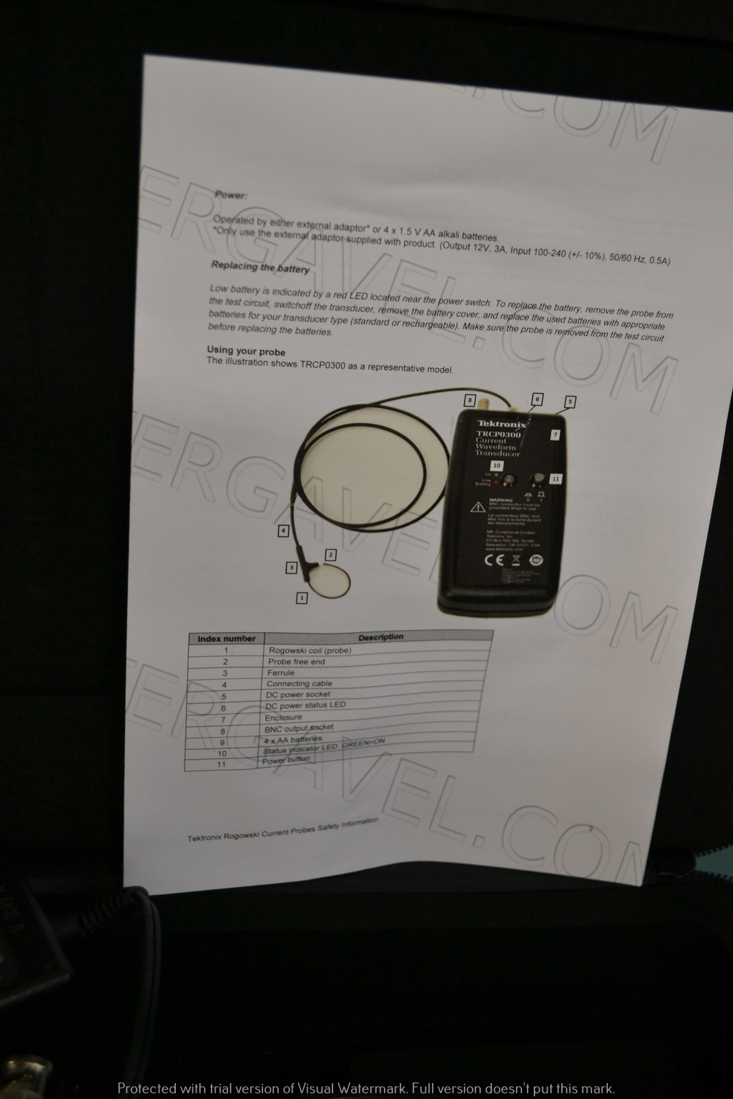 Tektronix feszültségátalakító 4
