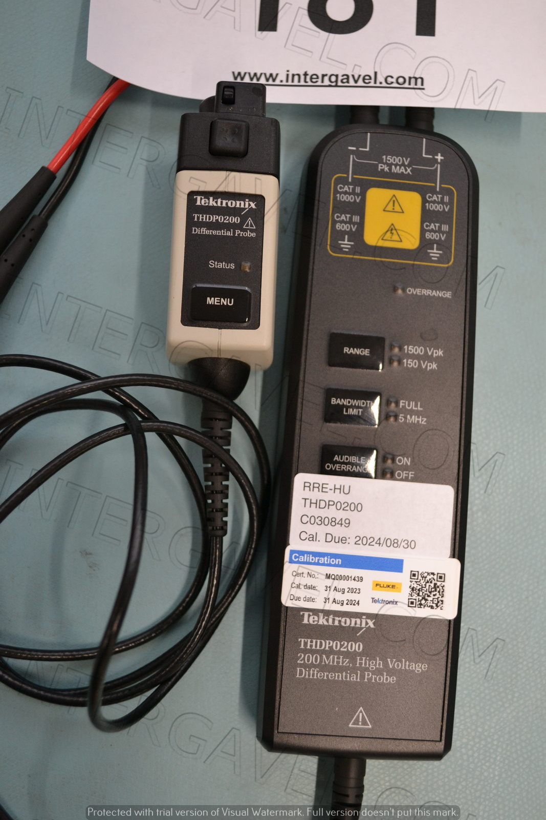 Tektronix magasfeszültség differenciál mérő 2