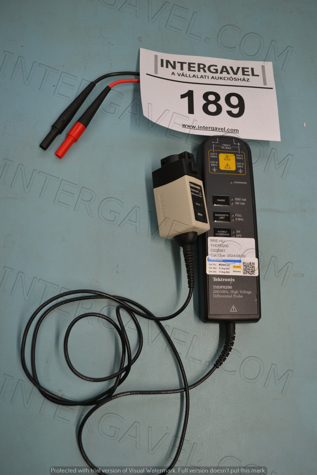 Tektronix magasfeszültség differenciál mérő