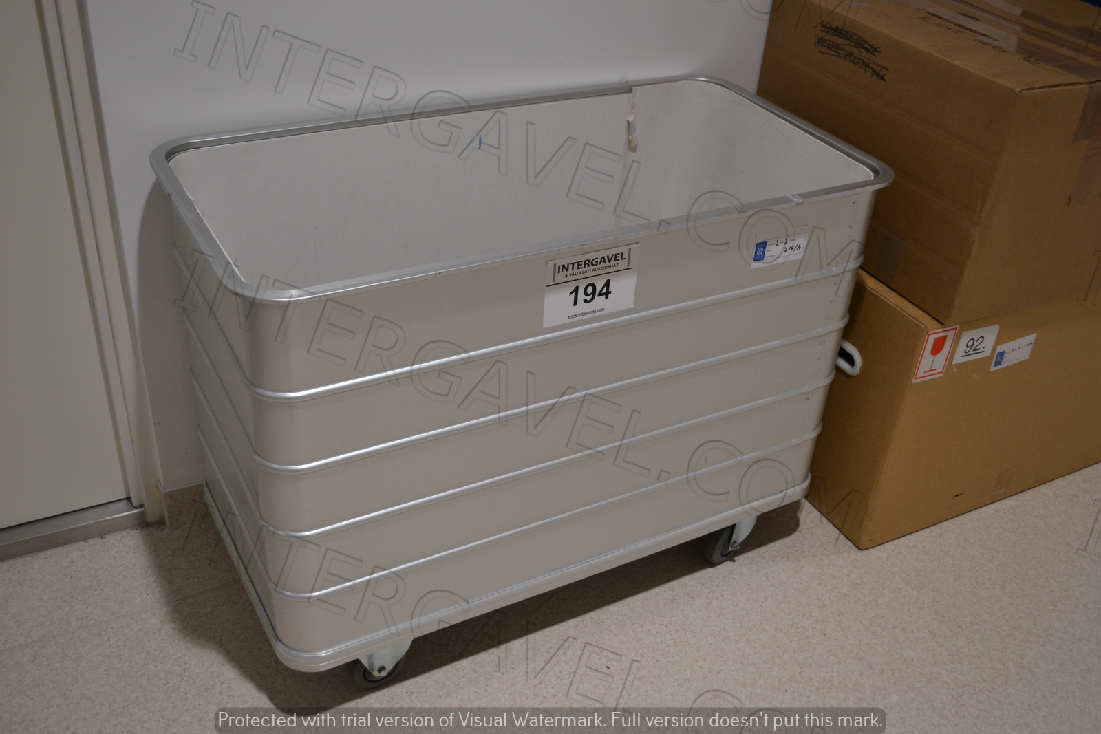 Alumínium tárolókocsi