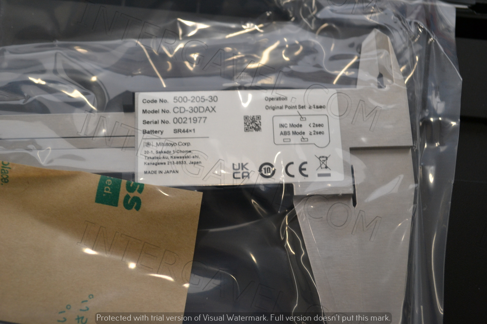 Mitutoyo tolómérő 3