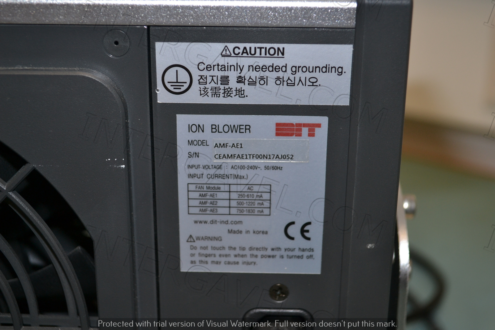 AMF-AE1 Öntisztító ionizátor 3