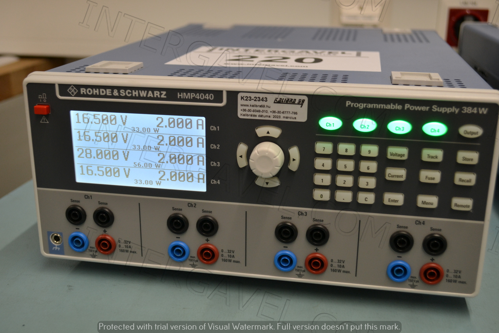 Rohde & Schwarz programozható tápegység 2