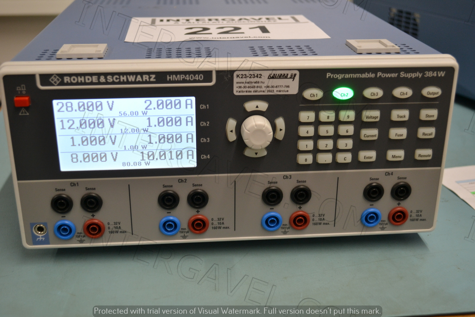 Rohde & Schwarz programozható tápegység 2