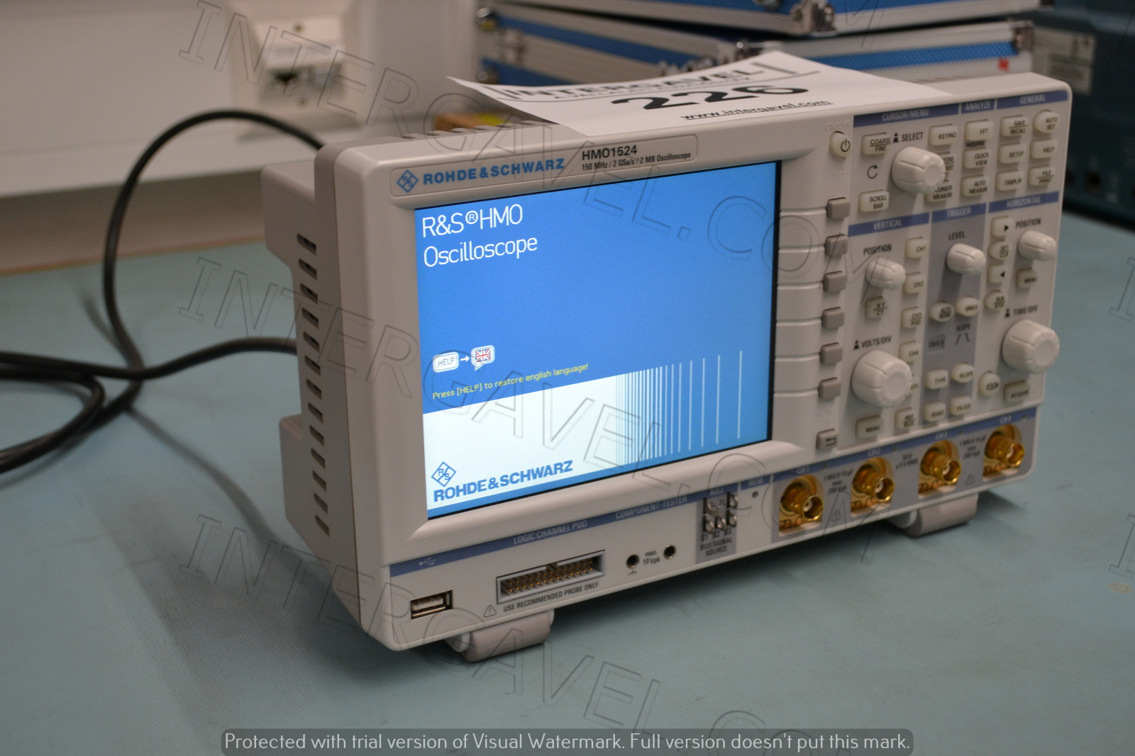 Rohde and Schwarz oszcilloszkóp 2