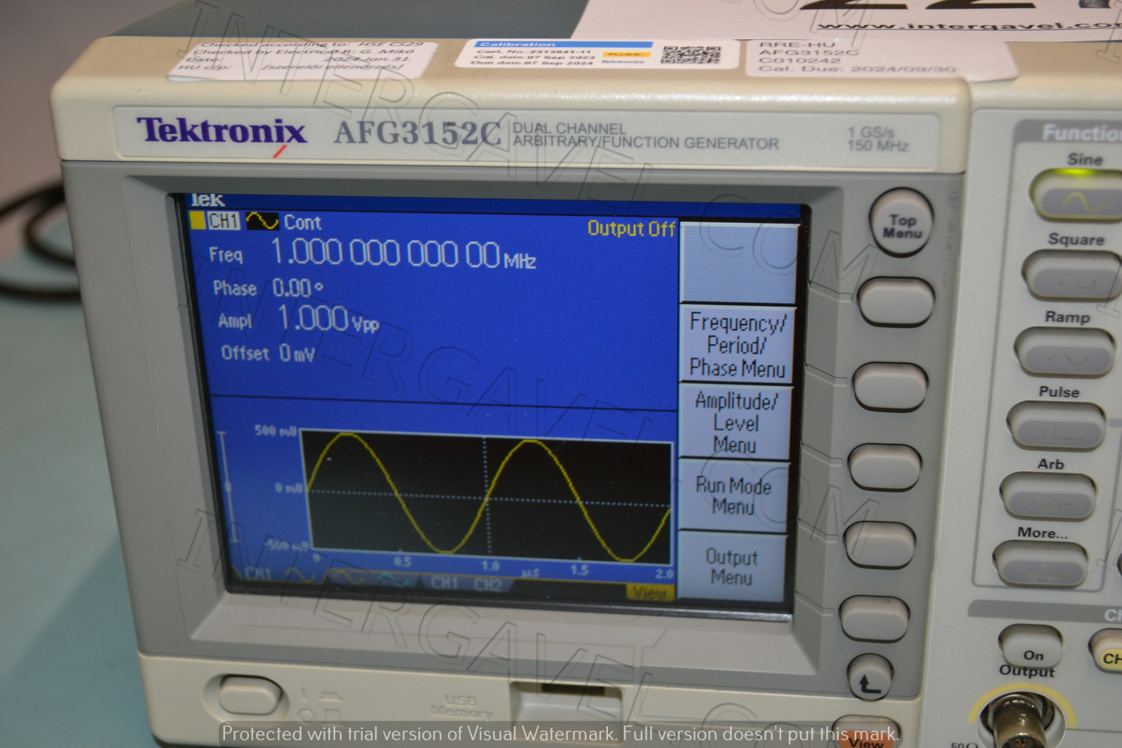 Tektronix függvénygenerátor 3