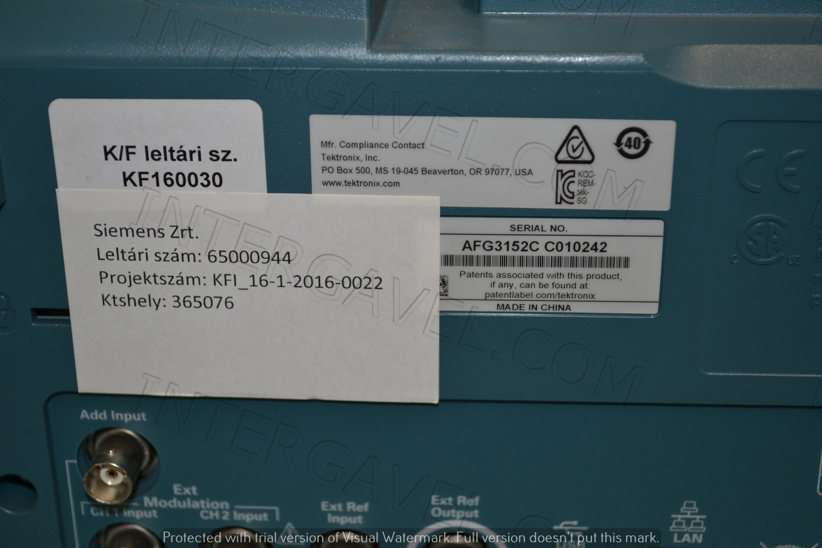 Tektronix függvénygenerátor 7