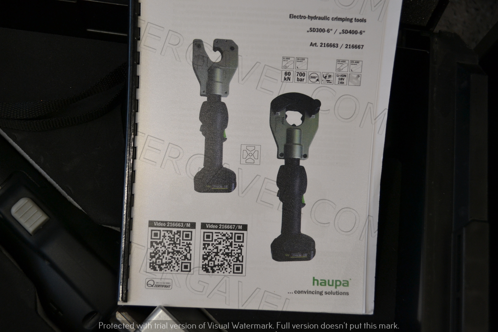 Haupa krimpelő és  kábelsaruzó 6