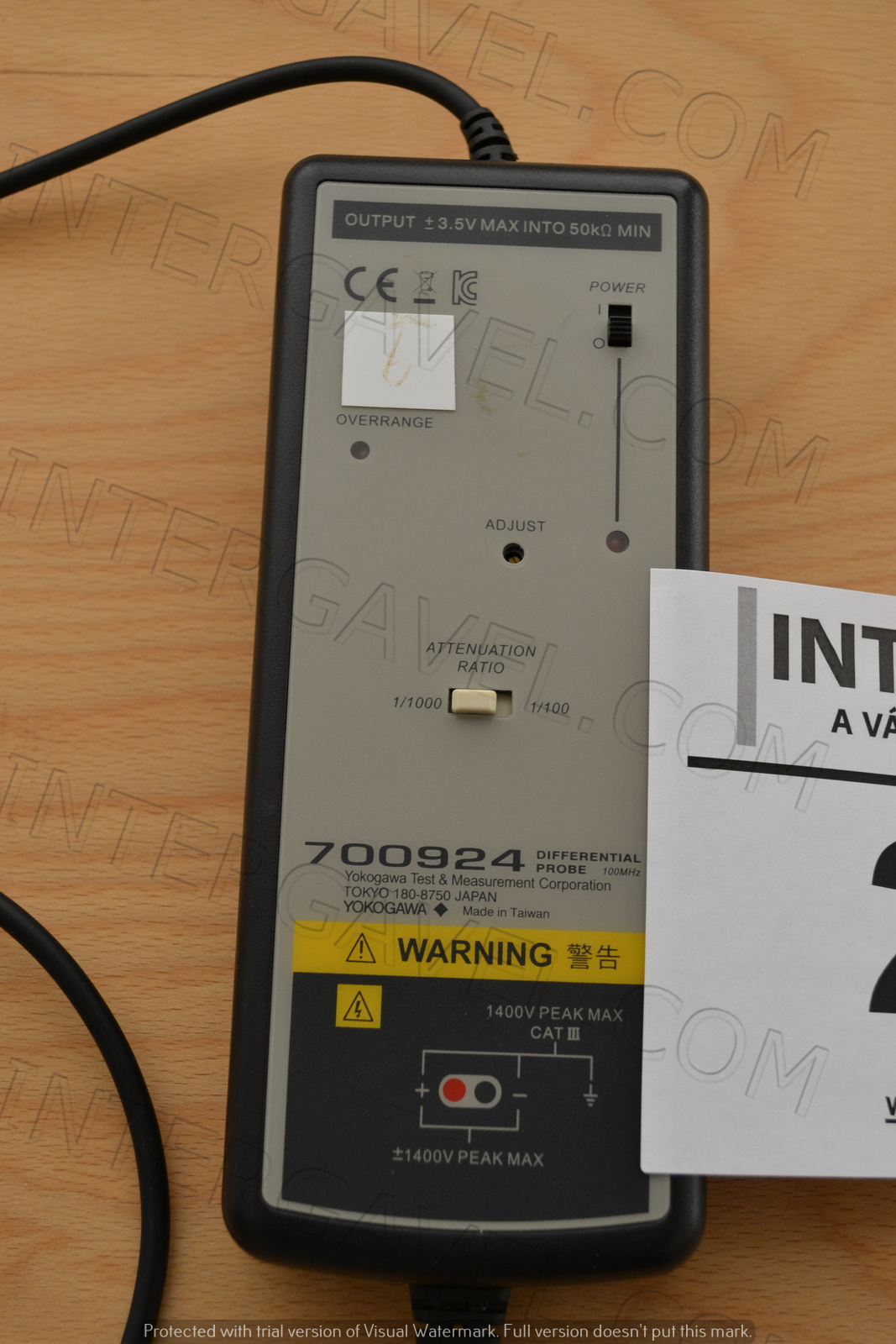 Yokogawa differenciál mérő 2