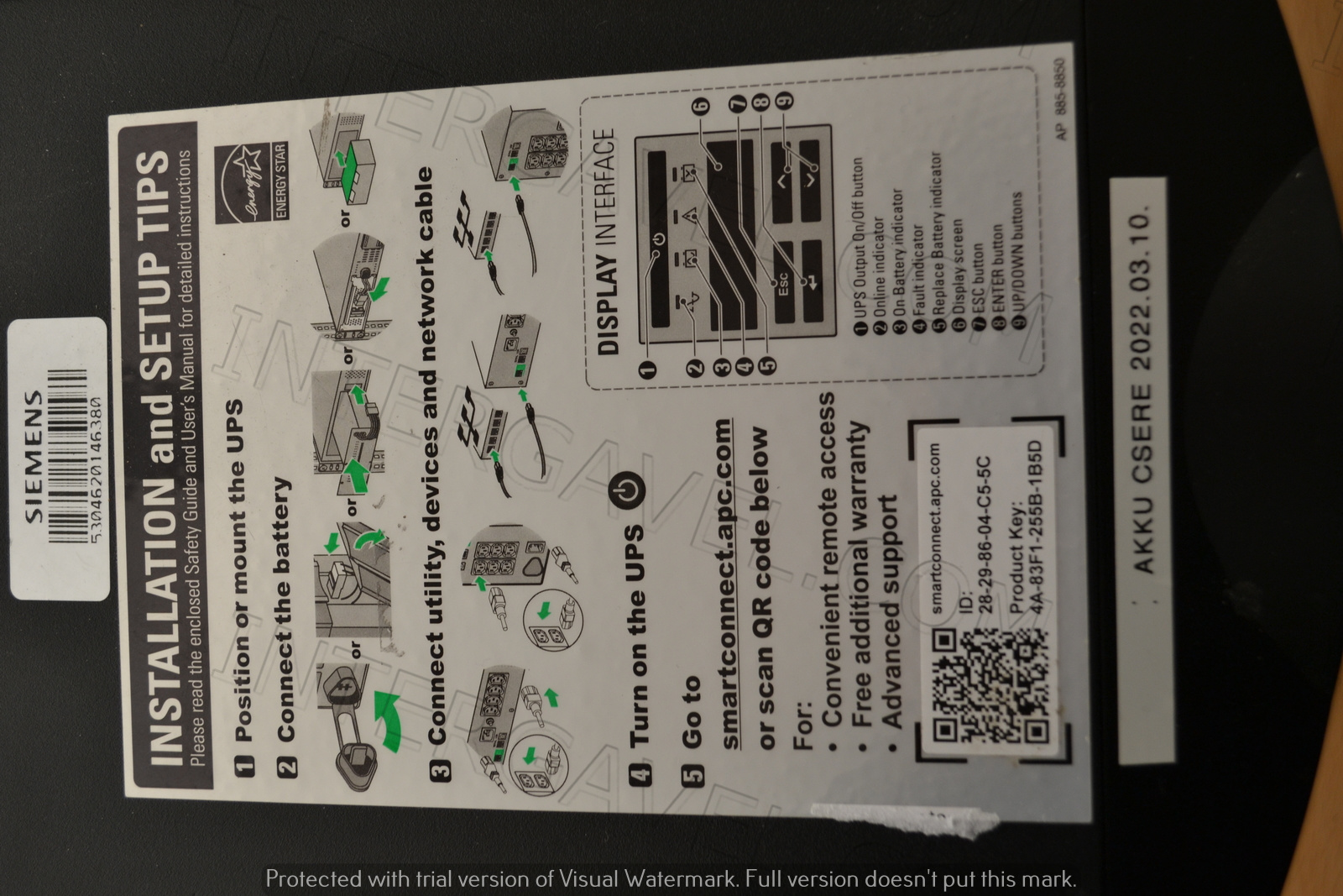 APC szünetmentes tápegység 2