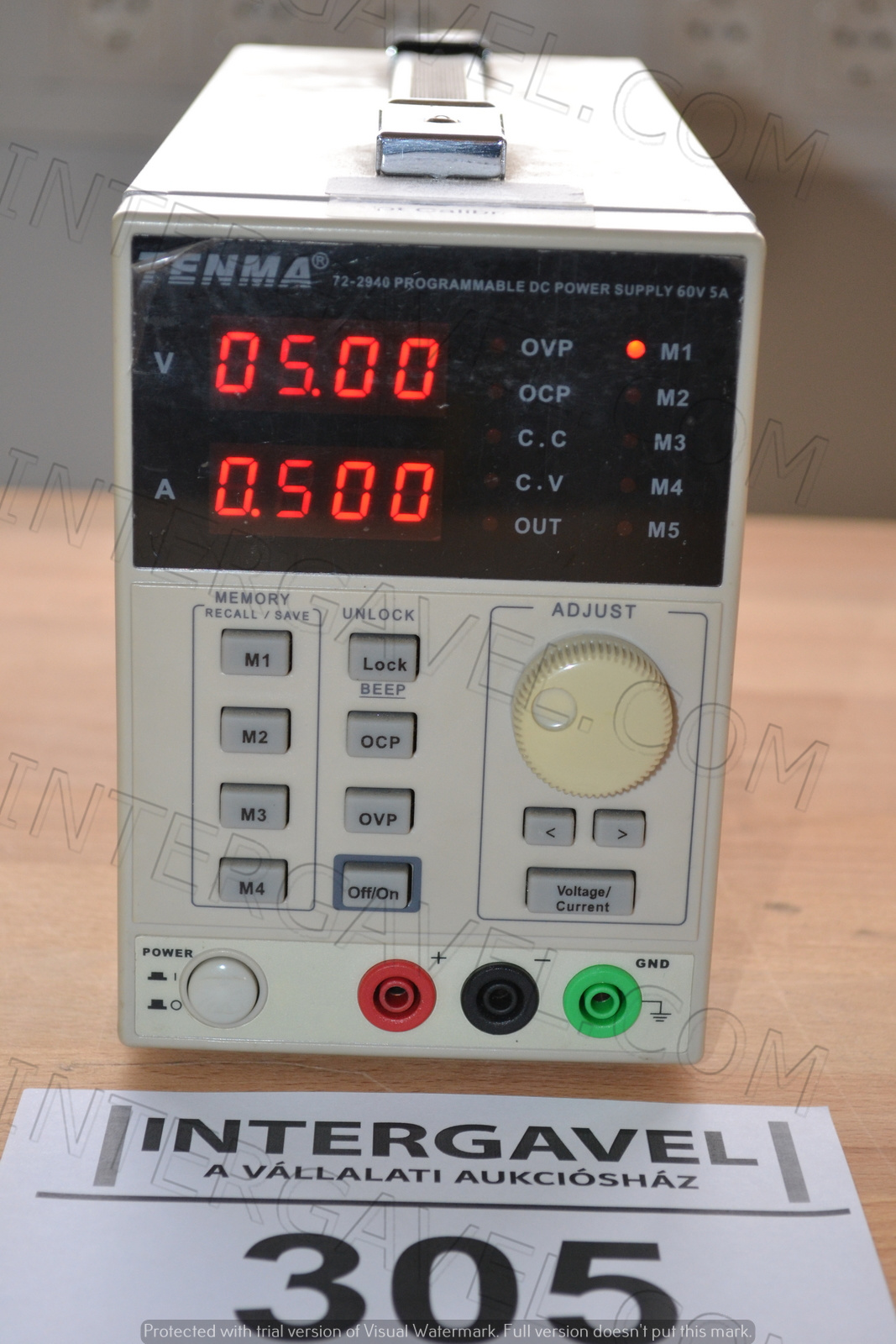 Tenma programozható tápegység 2