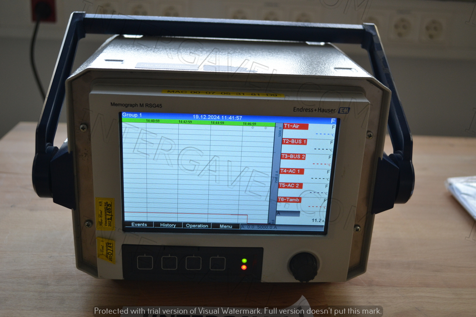 Endress+Hauser digitális adatgyűjtő 2