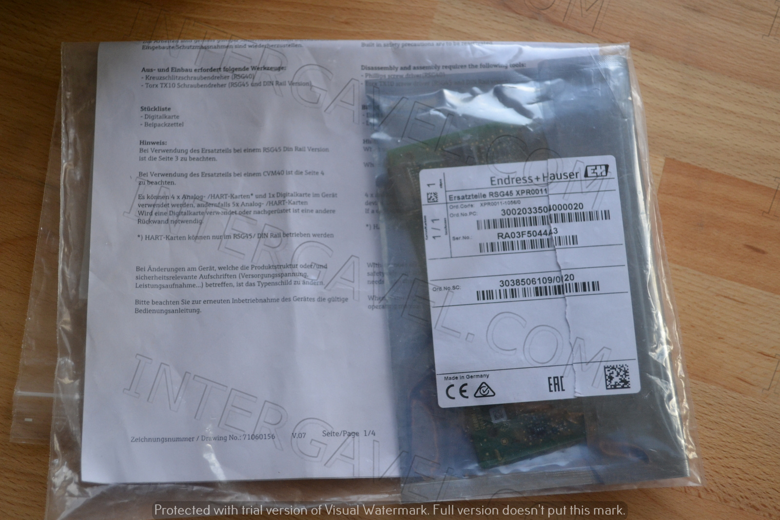 Endress+Hauser digitális adatgyűjtő 5