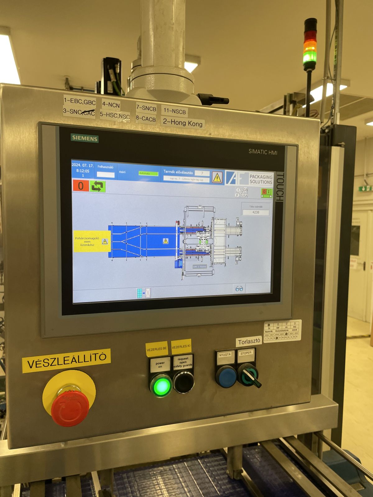 Csomagoló gépsor 17