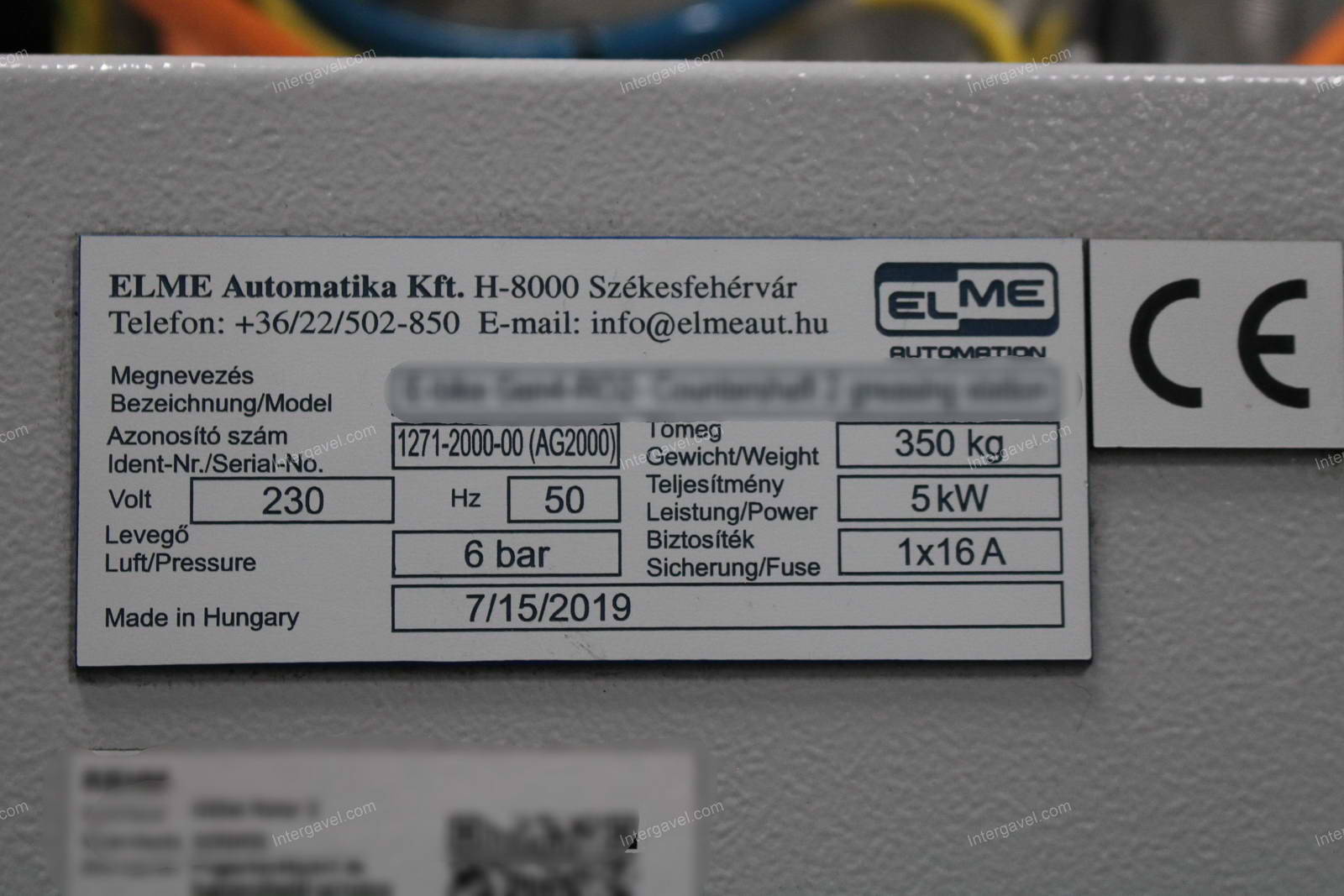 Szerelő munkahely (bontott) 2